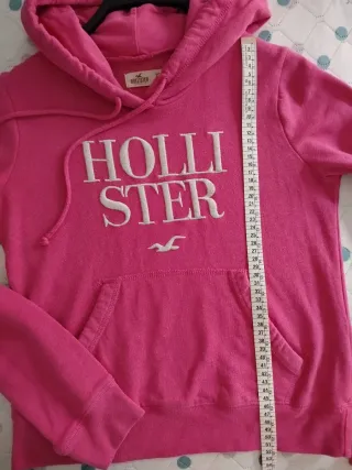 Sudadera Hollister Rosa Talla XS