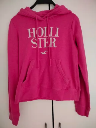 Sudadera Hollister Rosa Talla XS