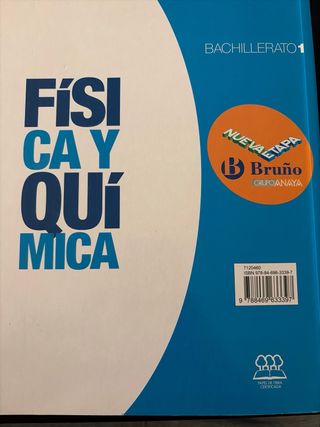 Física y Química 1 Bachillerato Nueva etapa Bruño