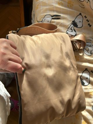 Bolso Stradivarius beige