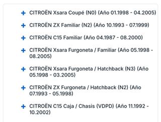 Filtro de aire Purflux A1034 Citroën Lada Peugeot