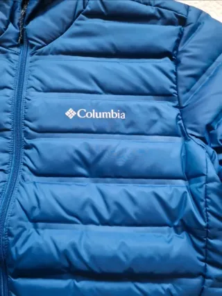 Abrigo plumas Columbia azul