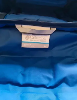 Abrigo plumas Columbia azul