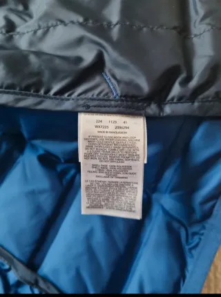 Abrigo plumas Columbia azul