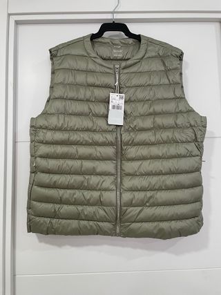 Chaleco Mango impermeable verde oliva