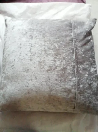 Cojín Grande 60x60cm Maisons du Monde Gris