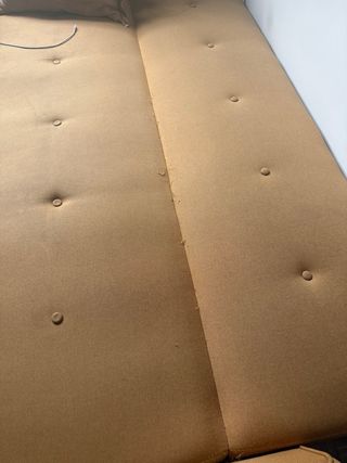 Sofá-cama amarillo Maisons du Monde