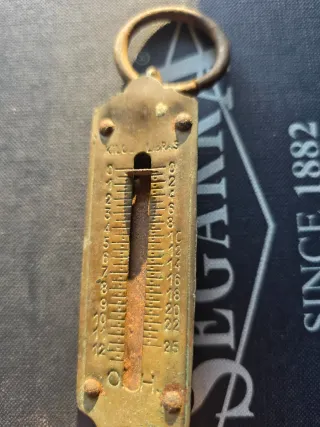 Balanza de bolsillo vintage