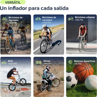 NUEVO - Bomba Inflador Bicicleta 150PSI