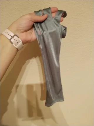 Disfraz Flapper Años 20 Plateado Talla S