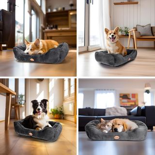 Cama para perros Nobleza, tamaño L (77 * 67 * 18 )
