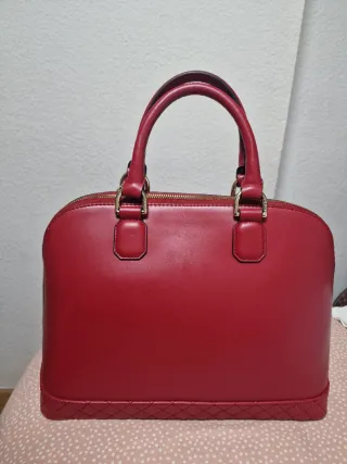 Bolso Guess Rojo y Dorado