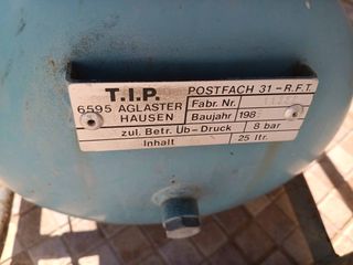 Compresor T.I.P. 8 bar