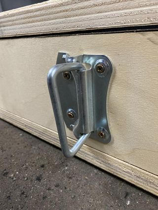 Caja grande madera transporte cuadros o decoración