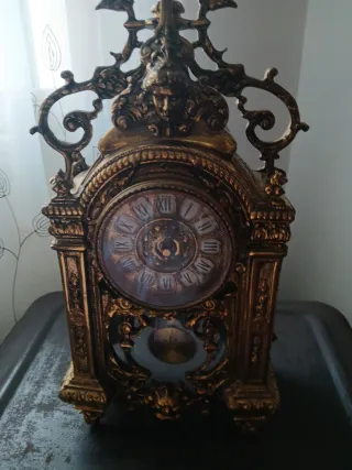Reloj de sobremesa antiguo bronce