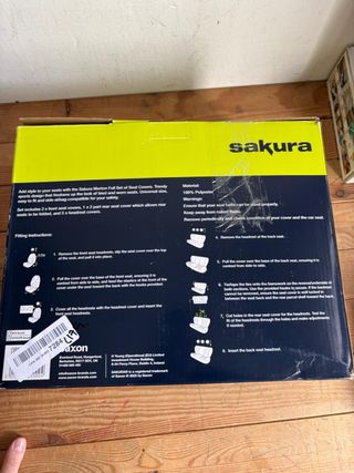 Fundas Asientos Coche Sakura Merton By0802