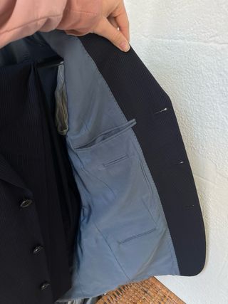 Traje Hugo Boss Raya Lana Virgen Talla L