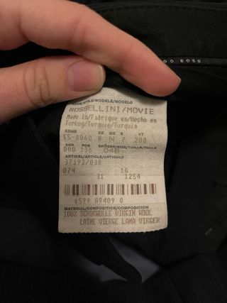 Traje Hugo Boss Raya Lana Virgen Talla L