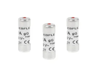 Debflex Juego de 3 fusibles de cerámica 10 A. 8,5 x 23 mm
