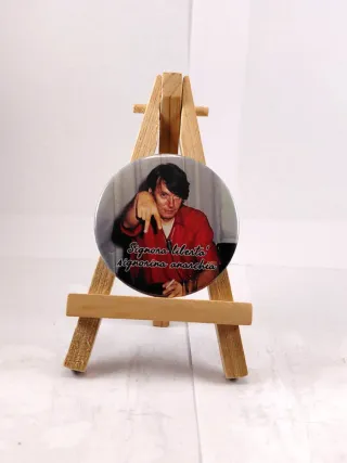 Spilla Fabrizio De André anarchia