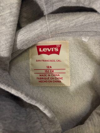Sudadera Gris Levi's Niño