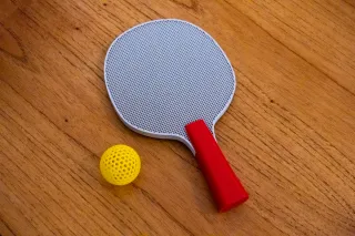Set di racchette e pallina da ping pong