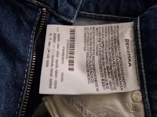 Falda vaquera larga azul