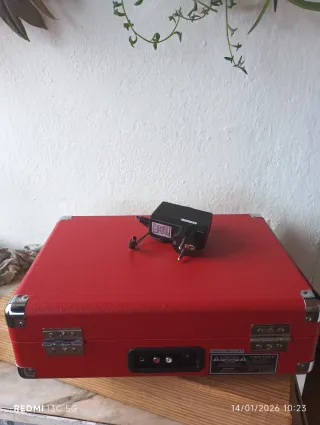 Tocadiscos Vintage Crosley Rojo
