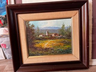 Quadro paesaggio ad olio