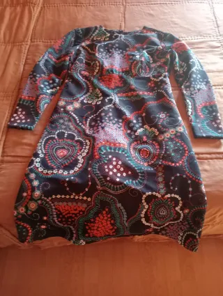 Vestido estampado multicolor