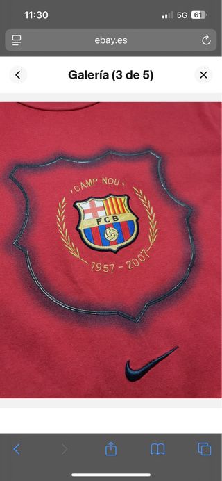 Camiseta FC Barcelona Nike Camp Nou 1957-2007
