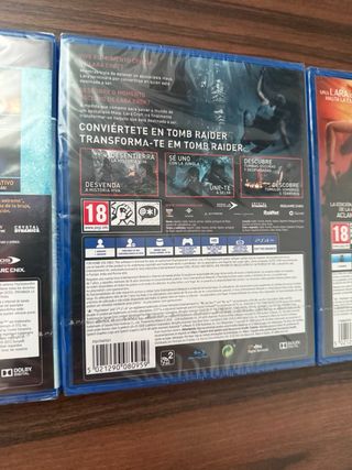 Pack 3 Juegos PS4 Tomb Raider Pal Esp