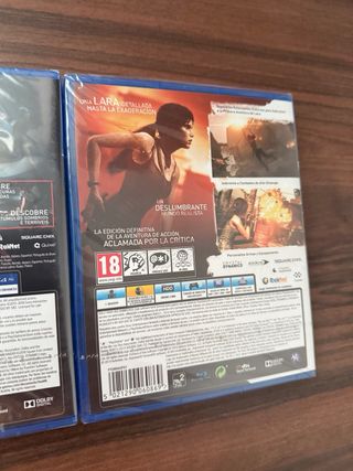 Pack 3 Juegos PS4 Tomb Raider Pal Esp