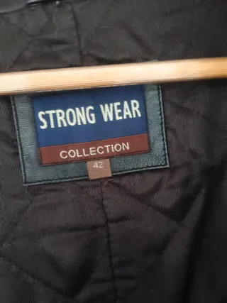 Cazadora de piel para mujer