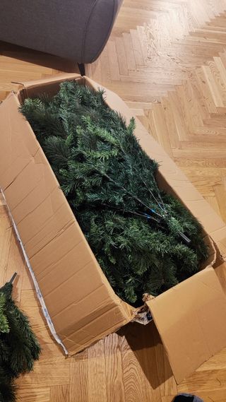 Albero di Natale con luci