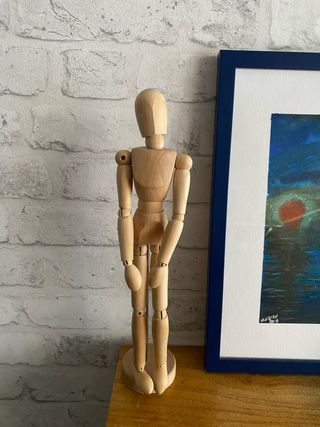 Maniquí de madera para dibujo 33 cm