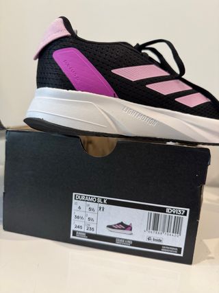Tênis Adidas Novos Preto e Rosa