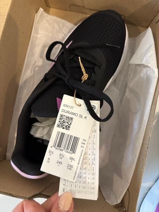 Tênis Adidas Novos Preto e Rosa