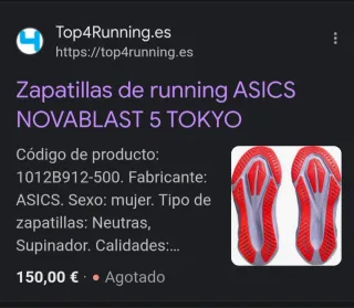 Zapatillas Asics Mujer Talla 38