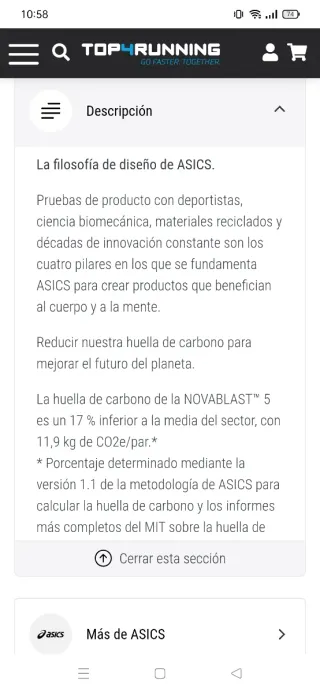 Zapatillas Asics Mujer Talla 38