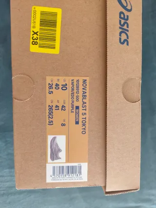 Zapatillas Asics Mujer Talla 38