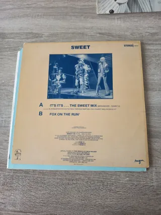 Lote Vinilos Glam rock: Ian Hunter, Mud, Sweet