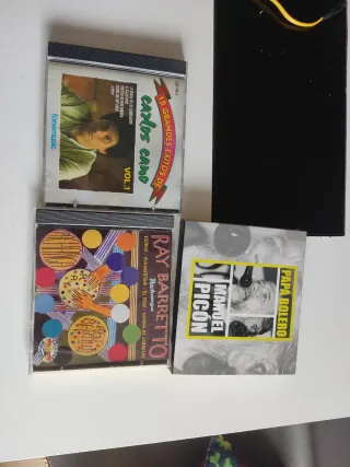CDs Carlos Cano, Ray Barretto, Manuel Picón