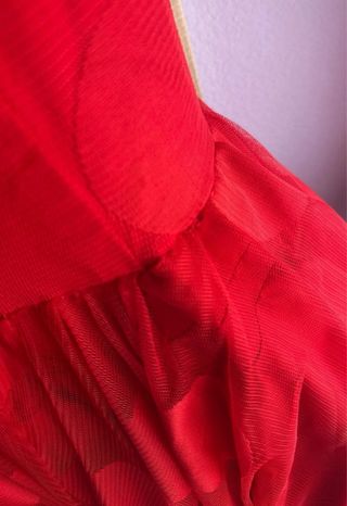 Traje Flamenca Rojo Aires de Feria