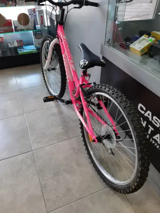 Bicicleta Neon 24 Niña Rosa