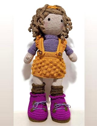 Muñeca Amigurumi Cloe Crochet Hecha a Mano