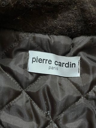 Cappotto Pierre Cardin marrone con cappuccio
