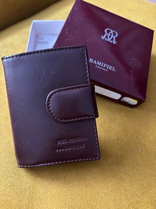 Monedero Billetero Piel Marrón RamiPiel