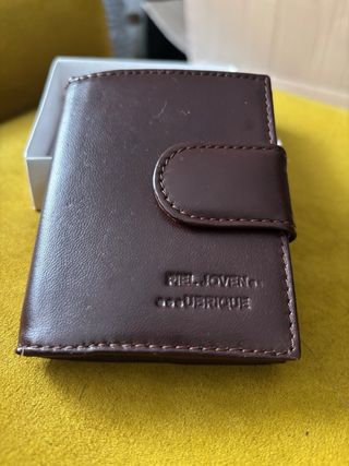 Monedero Billetero Piel Marrón RamiPiel