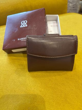 Monedero Billetero Piel Marrón RamiPiel